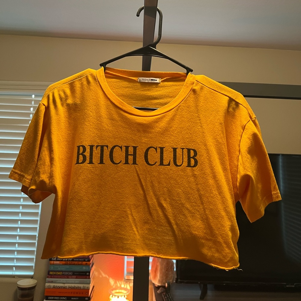 Fashion nova small crop top